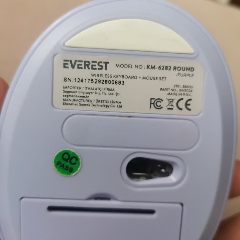 Everest Round KM-6282 Alıcı Kaybı İçin Yedek Alıcı Talebi
