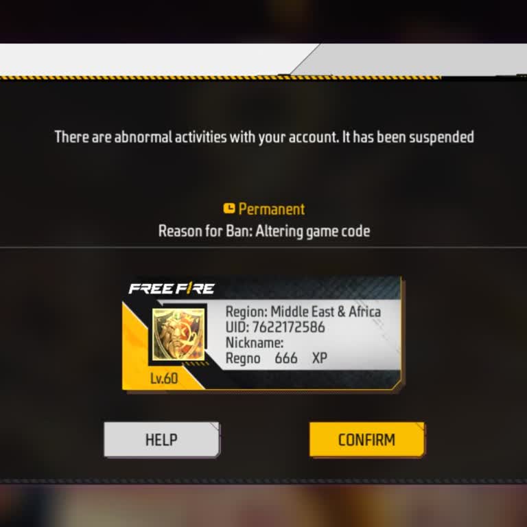 Free Fire Permanent Ban for "Altering Game Code" After VPN Use – Appeal