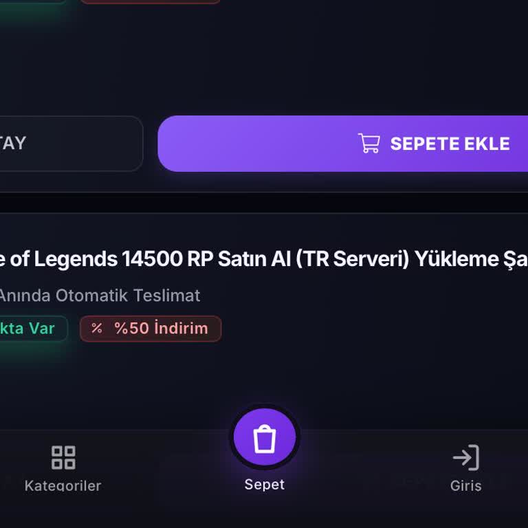 Ürün Açıklaması Yanıltıcı Ve 14500 RP Yerine 460 RP Alındı
