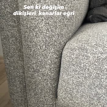 Antrasit Koltuk Takımında Sürekli Renk Ağarması Ve Kalitesiz Onarım İade Ve Değişim İsteği