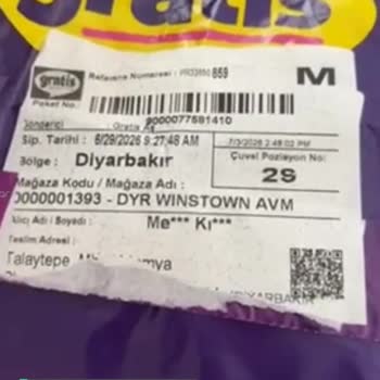 Gratis Sipariş Kutu İçerisi Boş Çıktı!