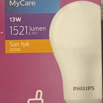 Philips Türkiye Üretimi Ampullerinde Titreme Sorunu Ve Değişim Talebi