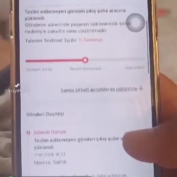 Salihli Aras Kargo Mağduriyeti!