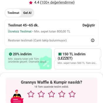 Geç Gelen Ve Dökülen Siparişin Tam Ücret İadesi Talebi