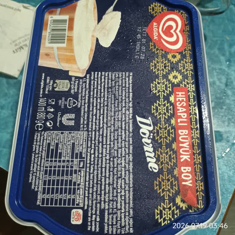 Algida Dövme Dondurma Yanıltıcı Ambalaj Ve Dondurulamaz İçerik