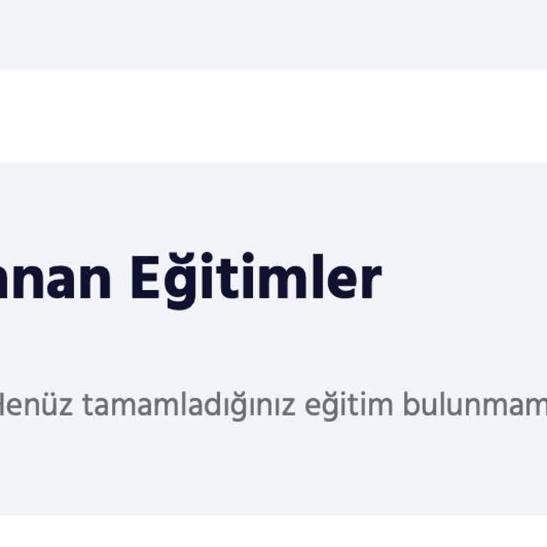 BTK Akademi Ve Finansal Okuryazarlık Platformlarında Eğitim Tamamlanma Durumu Görünmüyor