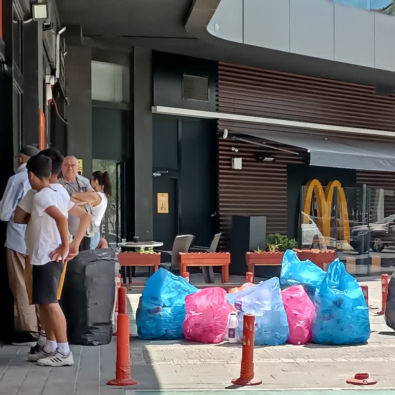 Sabahları Geri Dönüşüm Makinesi Dolu Ve Görevli Yok, Uzun Bekleme Süresi