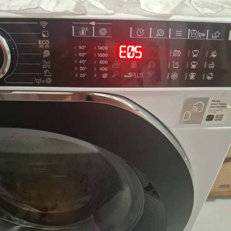 Hoover Çamaşır Makinesinde E05 Hata Kodu Ve Yıkamama Sorunu: Tam Para İadesi Talebi