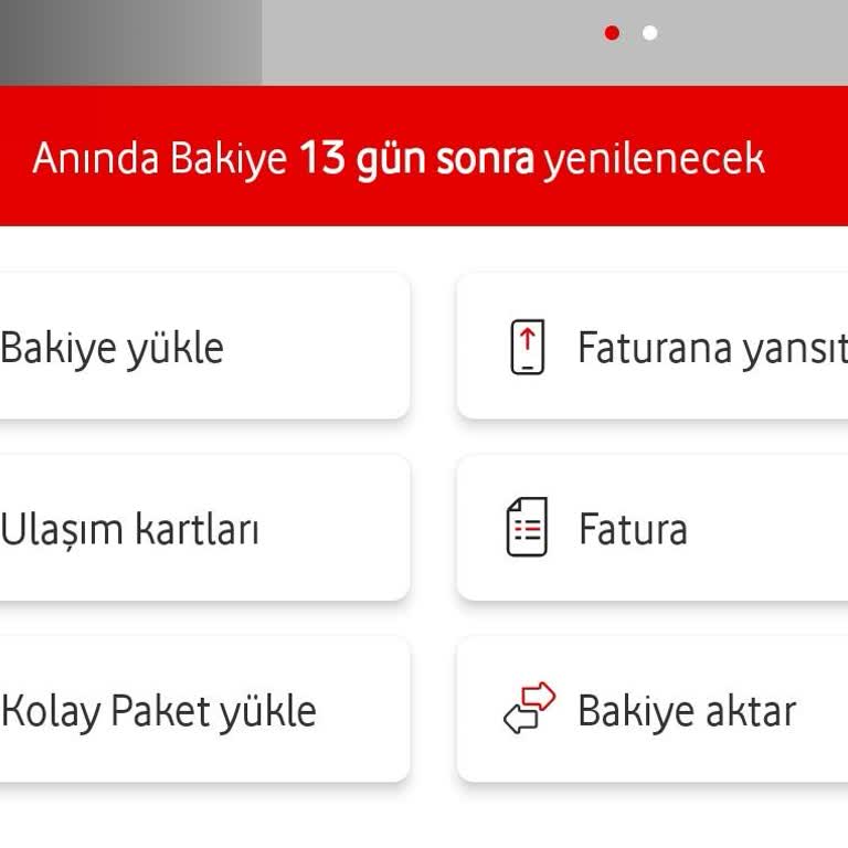 Vodafone Pay Anında Bakiye Limitim Yenilenmediği İçin QR Alışverişi Yapamıyorum