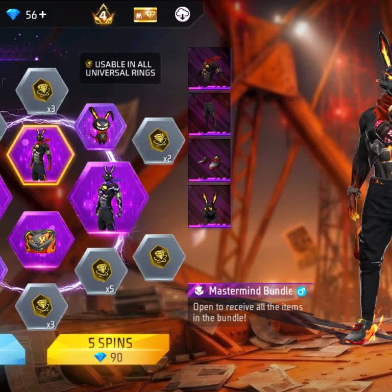 Free Fire Bunny Ring Event Grand Prize Not Received After 1500 Diamonds