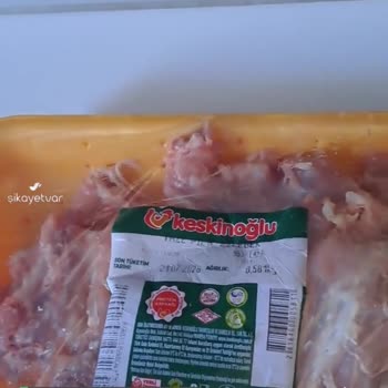Keskinoğlu Kelebek Kanat %50 Et %50 Dış Katman Yağ Tabakası