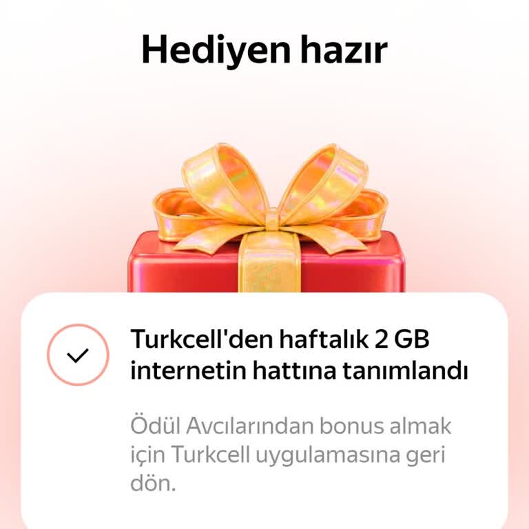 Kazanılan 2 GB İnternet Paketi Hattıma Yüklenmedi