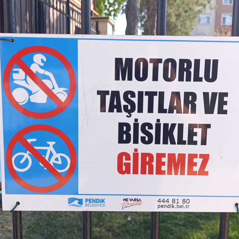 Çamçeşme Parkı’nda Bisiklet Yasağını Kaldırma İsteği