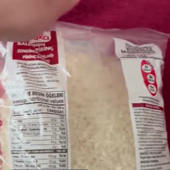 Böceklenmiş, Kurtlanmış Yayla Pirinç!