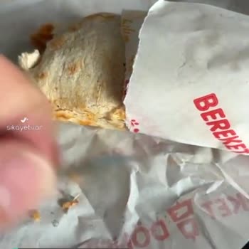 Bereket Dönerimin İçinden Plastik Parçası Çıktı