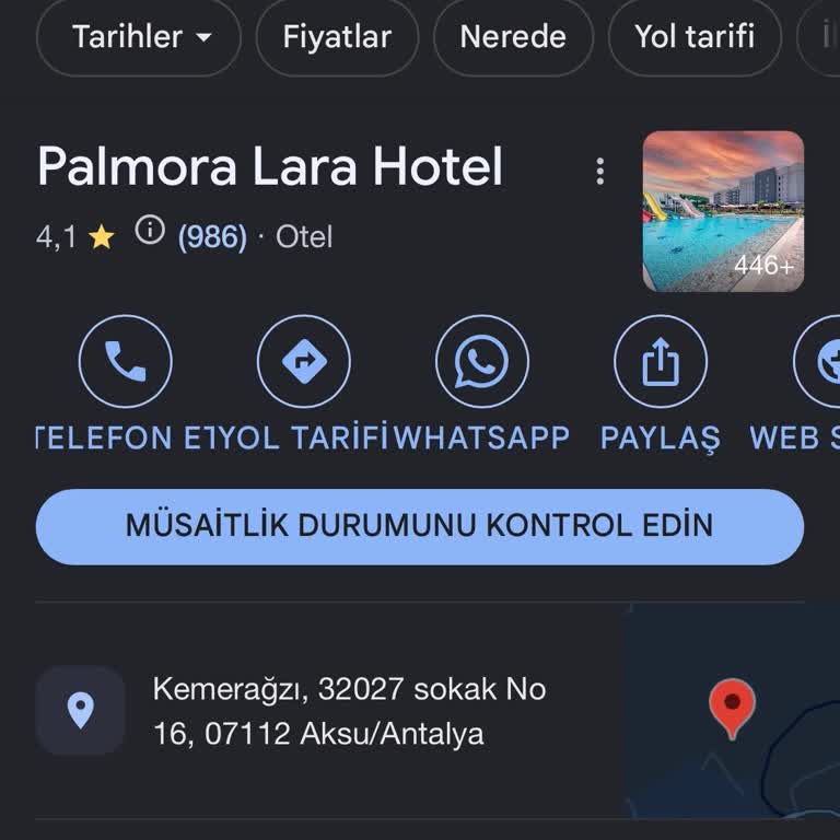 Palmora Lara Hotel’de Hijyen Ve Hizmet Sorunları Nedeniyle Rezervasyon İptali Ve Tam İade Talebi