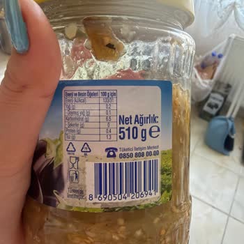 Közlenmiş Patlıcan Konservesinde Cam Parçası Bulundu