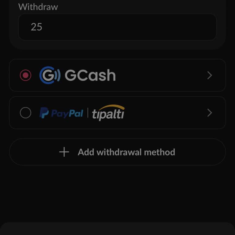 Tango Withdrawal Issue