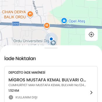 Perşembe BİM Şubesinde Doa Makinesi Arızalı Ve Boşaltılmadığı İçin Geri Dönüşüm Yapılamıyor