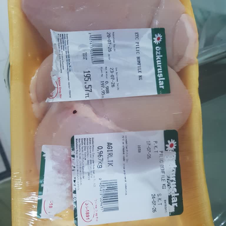 Eksik Teslim Ve Yanlış Etiketli Tavuk Ürünü Şikayeti