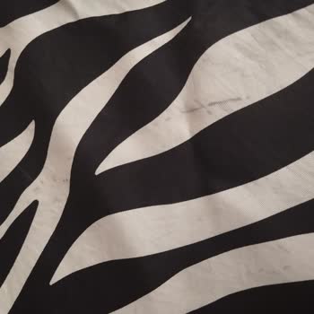 Armine Zebra Desenli İpek Eşarbın Boya Vermesi Ve Değişim Talebi