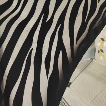 Armine Zebra Desenli İpek Eşarbın Boya Vermesi Ve Değişim Talebi