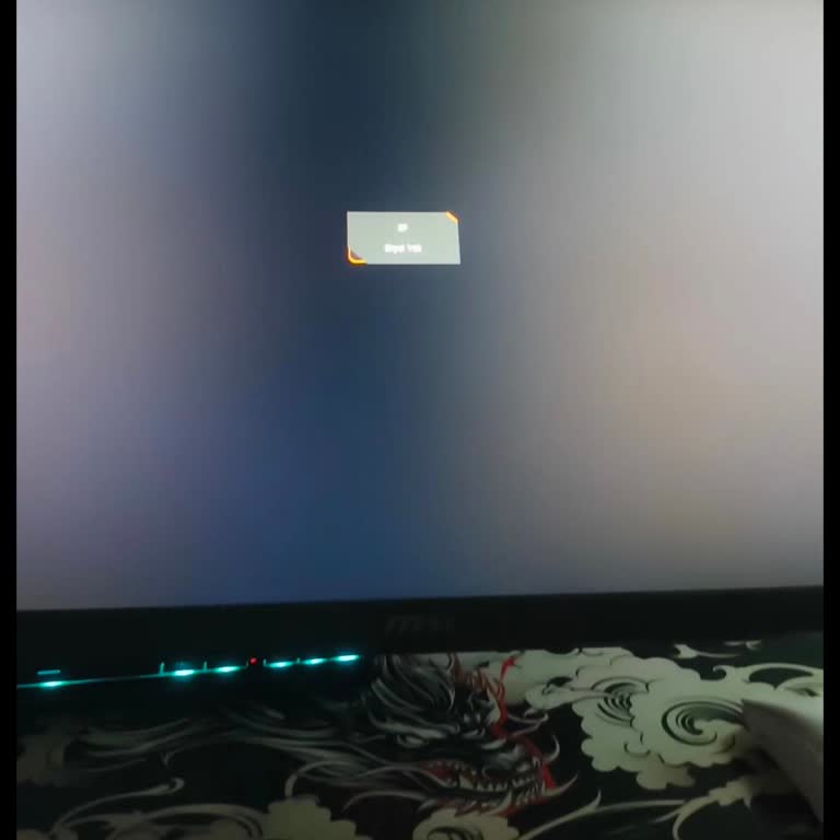 MSI MAG 274F Monitörde Sinyal Yok Hatası Ve Görüntü Kesintileri