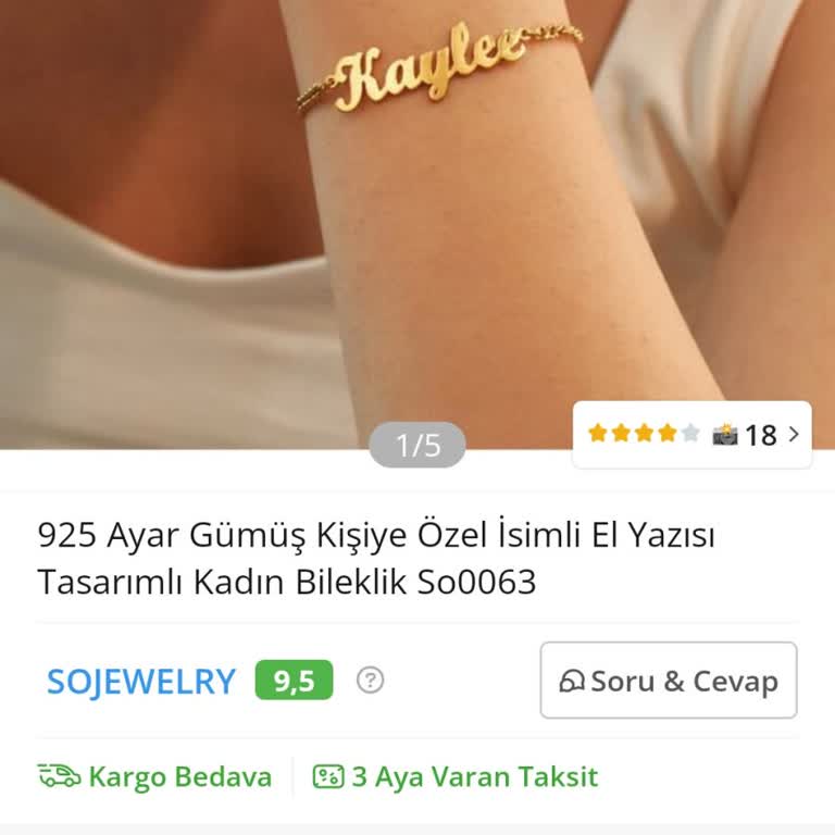 Sojewelry Görseldekiyle Uyuşmayan, Hemen Kırılan Bileklik ve İade Reddi