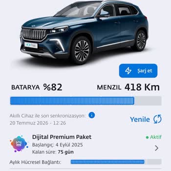 Togg T10X Uzun Menzil Araçta Silecek Ve Şarj Arızaları Nedeniyle İkame Araç Verilmemesi