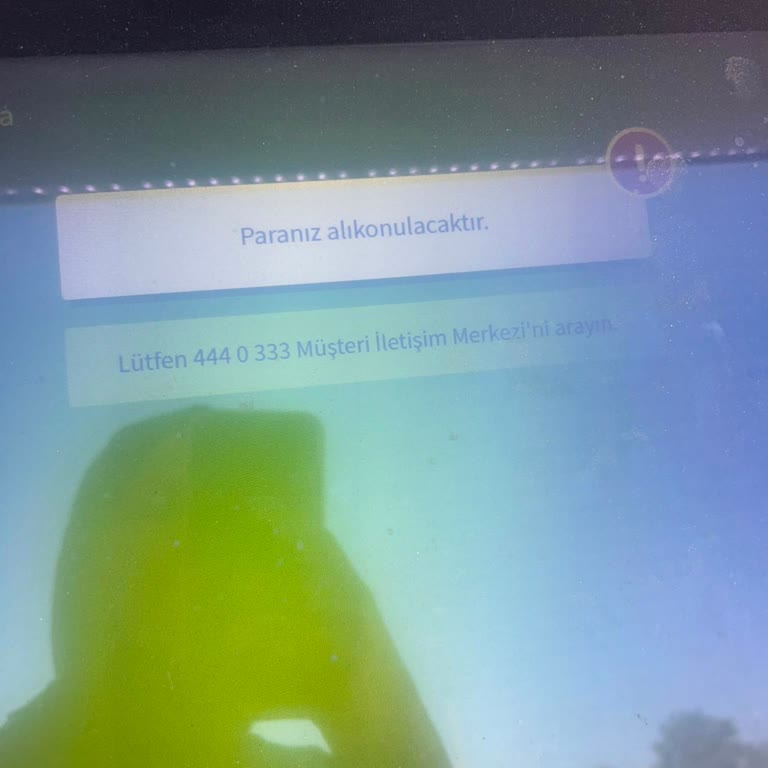 Garanti BBVA ATM'de 820 TL Yatırma İşlemi Başarısız, Para Hesaba Yansımıyor