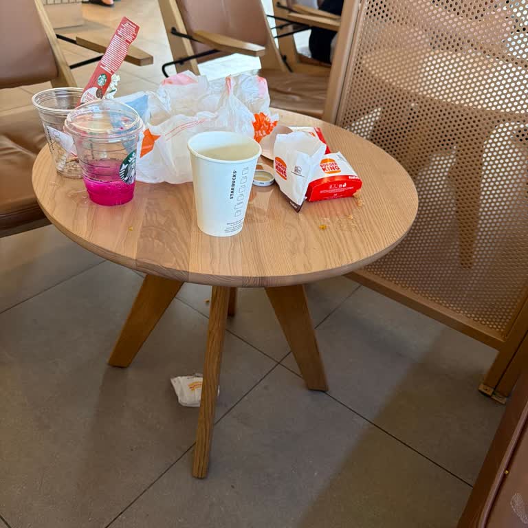 Starbucks Trabzon’da Kirli Masalar, Personel Eksikliği Ve Müşteriyi Temizliğe Zorlamak