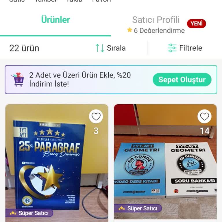 Dolap'ta Eksik Kitap Gönderimi Ve Tek Kitabı Birden Fazla Satma Sorunu İçin Tam İade Talebi