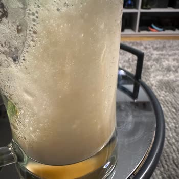 Şeftalili Ice Tea Protein Tozunda Aşırı Köpük Sorunu