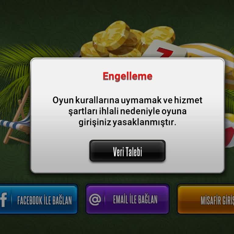 Haksız Ban Şikayeti: Okey Hesabım Engellendi