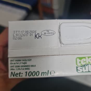 Son Kullanma Tarihi Geçmemiş Olmasına Rağmen Sütte Bozulma Ve Gıda Güvenliği Endişesi
