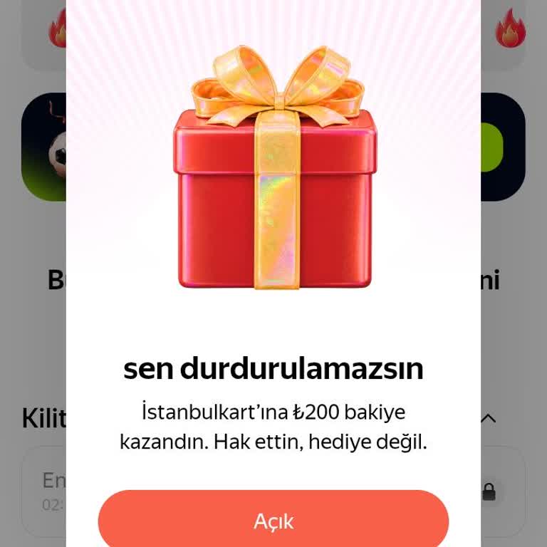 Yandex AI Ligi Görev Ödülü İstanbulkart’a Yüklenmedi