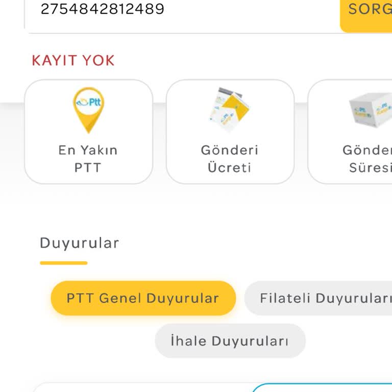 Verilen Kargo Takip Numarası Kayıt Bulunamadı Ve Müşteri Hizmetleri Yanıtsız