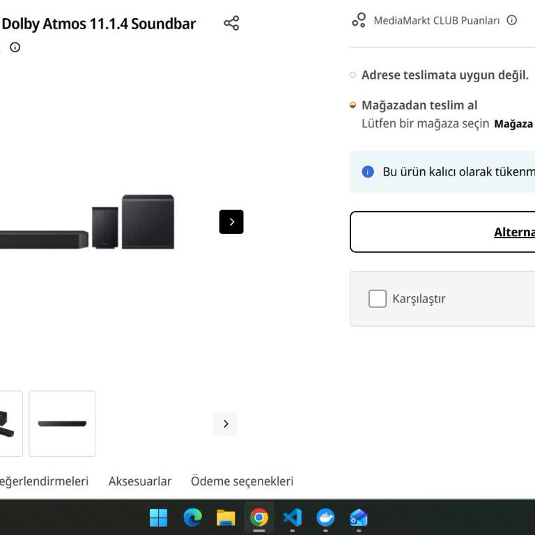 Media Markt'tan Soundbar Teslim Edilmedi Ve Kargo Bilgisi Alınamadı