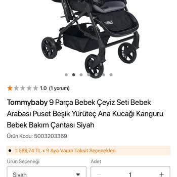 Tommy Baby 9 Parça Çeyiz Setinde Anakucağı Eksik, Çözüm Talep Ediliyor