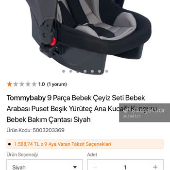 Ana Kucağı Olmadan Gelen Bebek Seti Ve Çözüm Sunulmayan Müşteri Desteği
