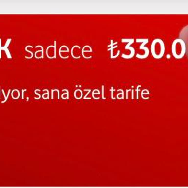 Vodafone Mobil Hat Artan Ücret Ve Azalan İnternet Paketi