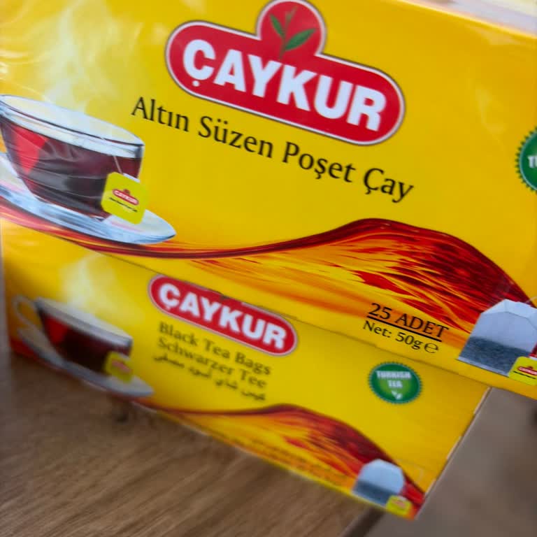 Sipariş Edilen Lipton Çayı Yerine 25’lik Sallama Çay Gönderildi Ve Destek Alamadım