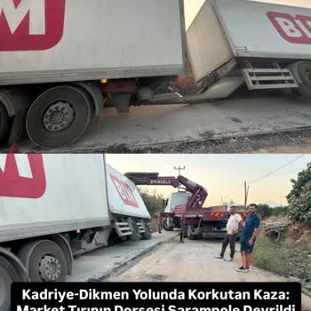 BİM Deposu Çıkışındaki Hızlı Tırlar Mahallede Çocuk Güvenliğini Tehdit Ediyor