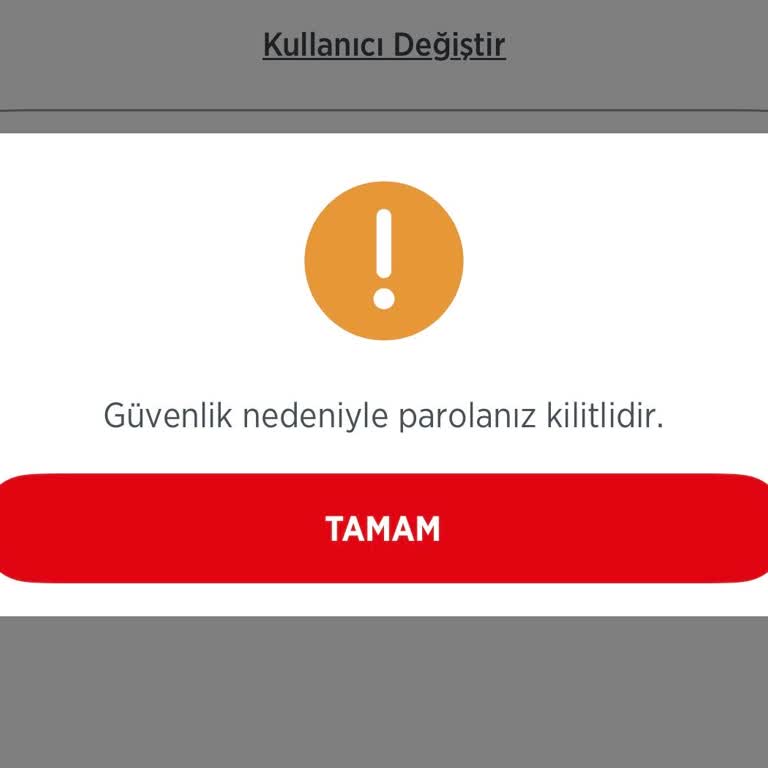 Parola Kilitlenmesi Nedeniyle Mobil Ve İnternet Bankacılığına Erişilemiyor