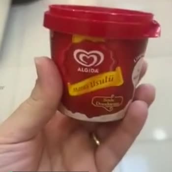 Algida Kıl Çıktı Dondurmadan