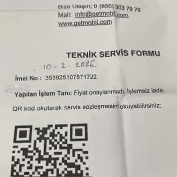 Getmobil Servisin İlgilenmemesi, Farklı Farklı Fiyat Vermesi