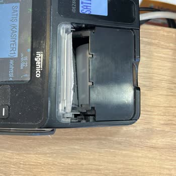 Ingenico IDE 280 POS Cihazı Kapağı Kırıldı, Yetkili Servis Ve Destek Yok