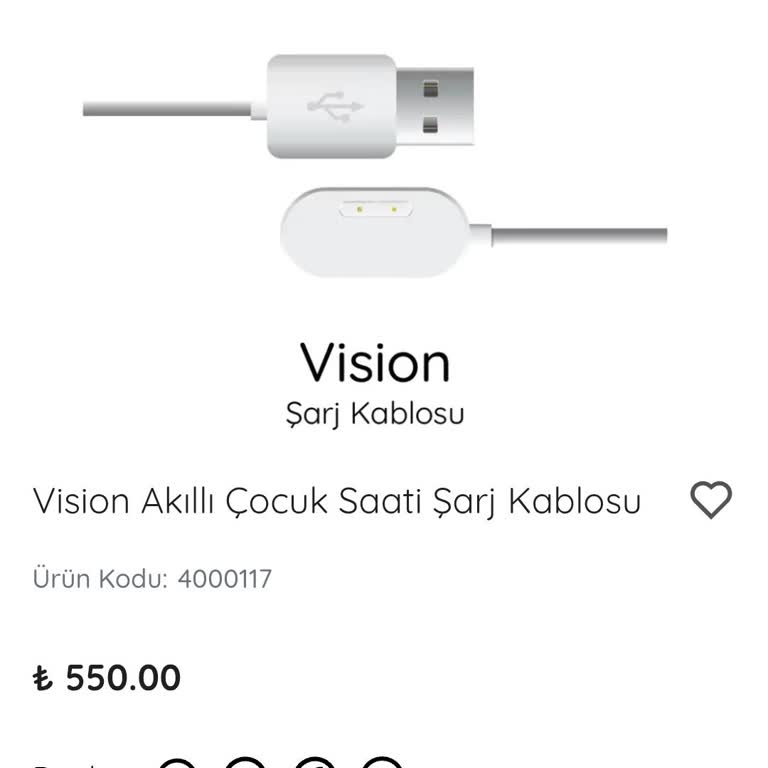 Bilicra Vision Çocuk Saatinin Şarj Kablosu Stok Sorunu