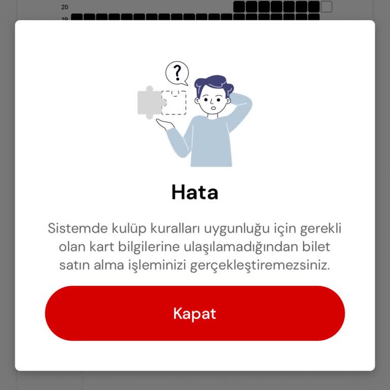 Passolig Kart Bilgileri Erişilemediği İçin Bilet Alımında Sorun Yaşıyorum
