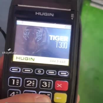 Hugin Tiger T 300 Pos Cihazı Dondu!